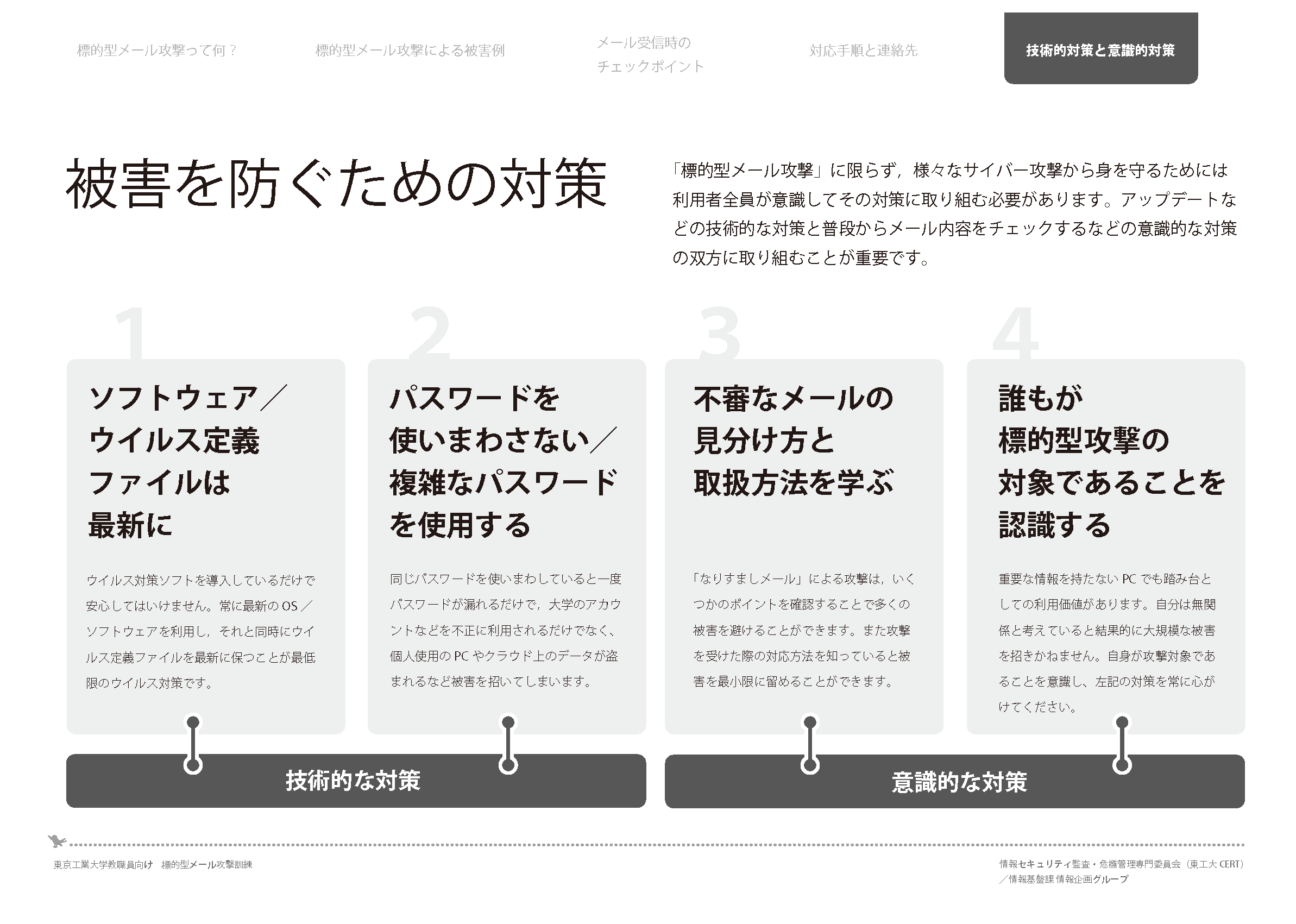 標的型メール攻撃の対策5